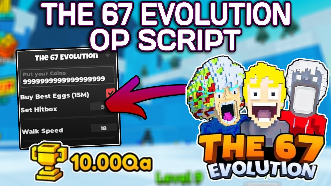 [NEW] The 67 Evolution OP Script (2025) PASTEBIN - Infinite Wins | Best ...