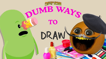 DUMB WAYS TO DRAW! | Annoying Orange