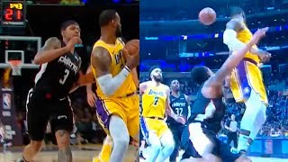 LeBron James No-Look Pass to JaVale McGee | Lakers vs Wizards