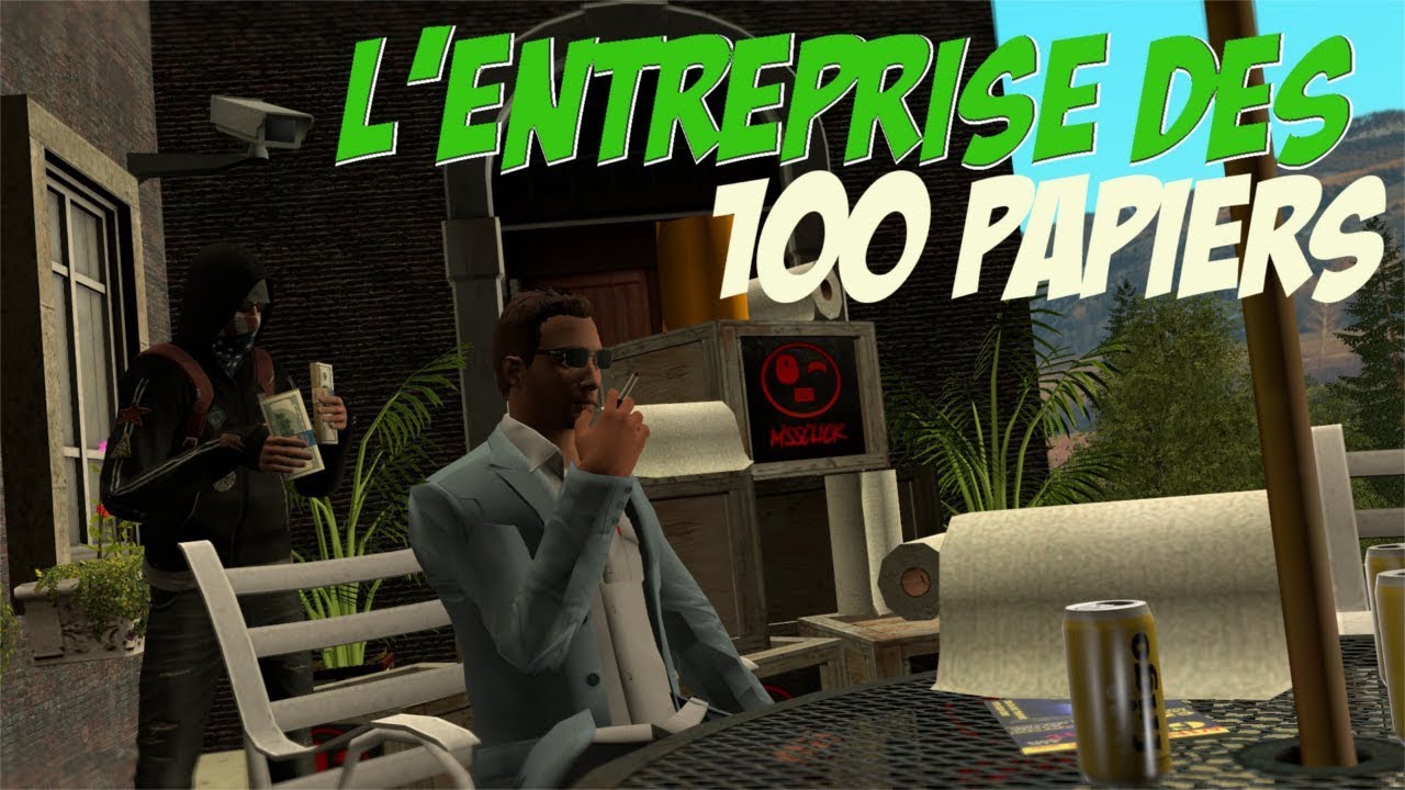 L'ENTREPRISE DES 100 PAPIERS - GARRY'S MOD DARKRP