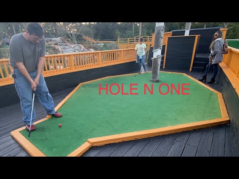 Hole N One @Go Kart City Port Orange Fl #minigolf #holeinone #daytonabeach