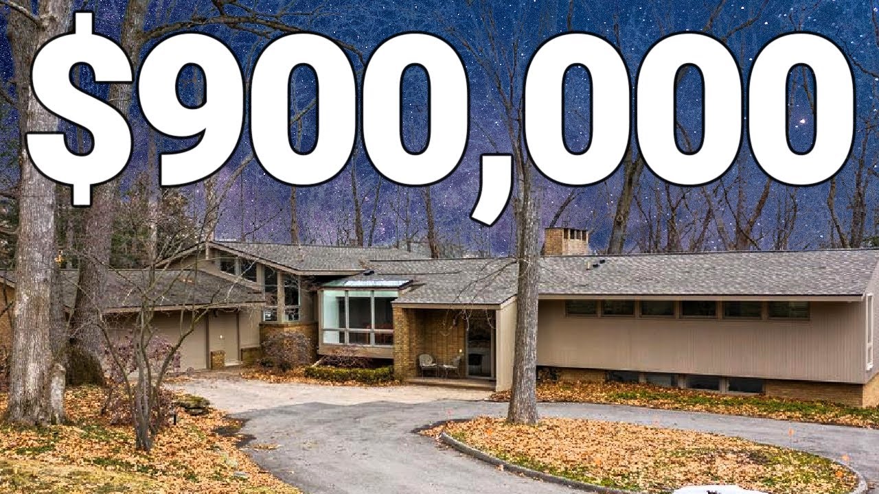 Amazing Mid Century Modern Home tour in the Detroit suburb of Bloomfield Hills