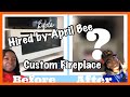 She Buildz Things meets April Bee to rebuild her custom fireplace unit