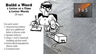 Build A Word - 1 Letter At A Time - 5-Letter Words - 28wpm