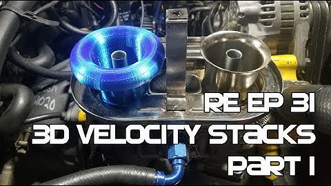 Weber 48IDA 3D Printed Velocity Stacks Testing on RX 7 - RE EP 31