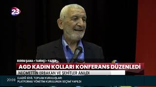 Agd Kadin Kollari Prof. Dr. Necmetti̇n Erbakani Ve Tüm Şehi̇tleri̇ Anmak Amaciyla Program Düzenledi̇