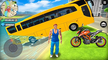Go to Town 6 - Transport Bus & Bike Driving in Open World Game - Android Gameplay