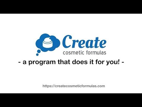 Create Cosmetic Formulas
