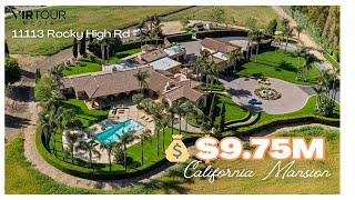 💰 $9.75M California Mansion | 11113 Rocky High Rd