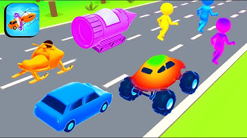 Shape Shifting 🏆🚕🚁 Gameplay Android Ios New level-54-ss