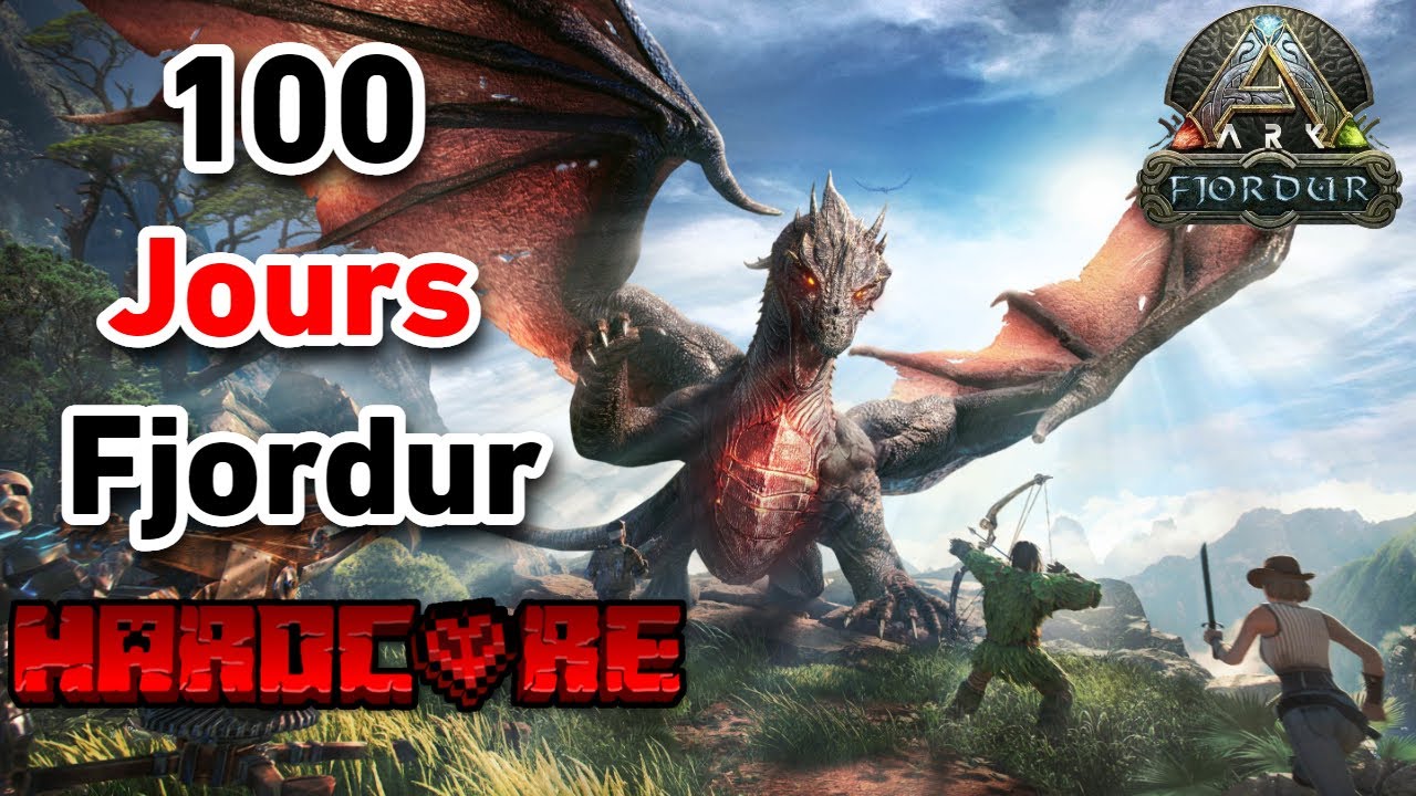 J'ai survécu 100 Jours en Hardcore sur FJORDUR (ARK moddé )