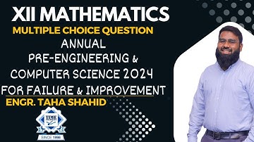 XII ANNUAL PRE-ENGINEERING & COMPUTER SCIENCE 2024 MCQ
