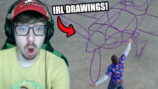 REAL LIFE DRAWINGS! | HAROLD AND THE PURPLE CRAYON - Official Trailer Reaction!