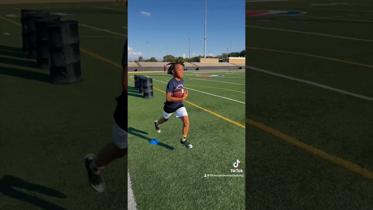 Skills training for a running back