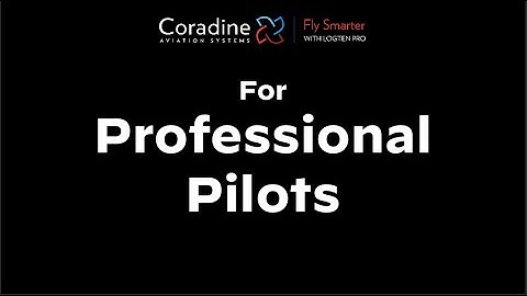Best Pilot Logbook – LogTen Pro, for Professional Pilots