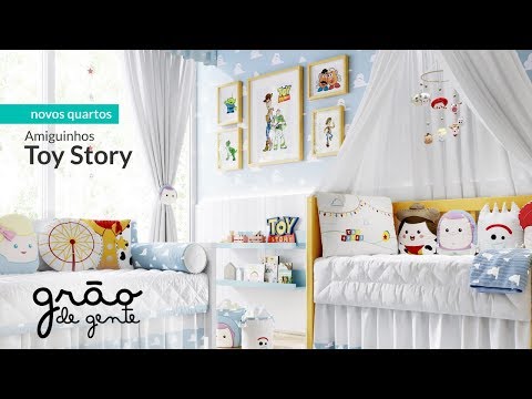 QUARTOS DE BEBÊ AMIGUINHOS TOY STORY | GRÃO DE GENTE