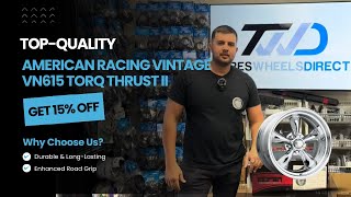 American Racing Torq Thrust II VN615 | 15x8 Front & 15x10 Rear Chrome