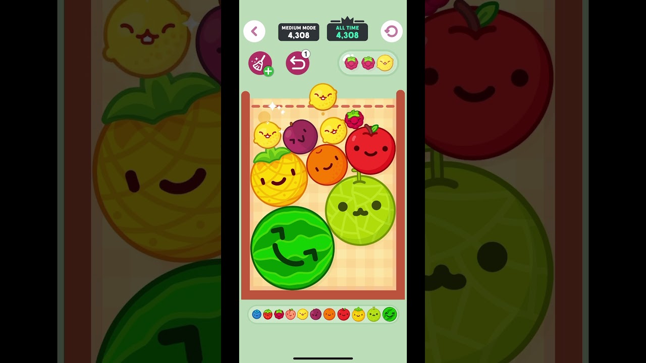 Fruit Merge Two Watermelons | Combine 2 Watermelons | Suika Game