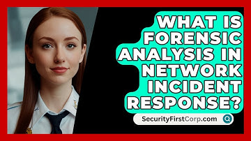 What Is Forensic Analysis In Network Incident Response? - SecurityFirstCorp.com