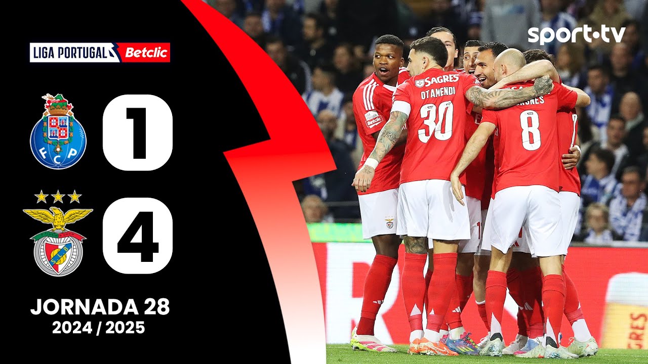 FC Porto 1–4 Benfica highlights