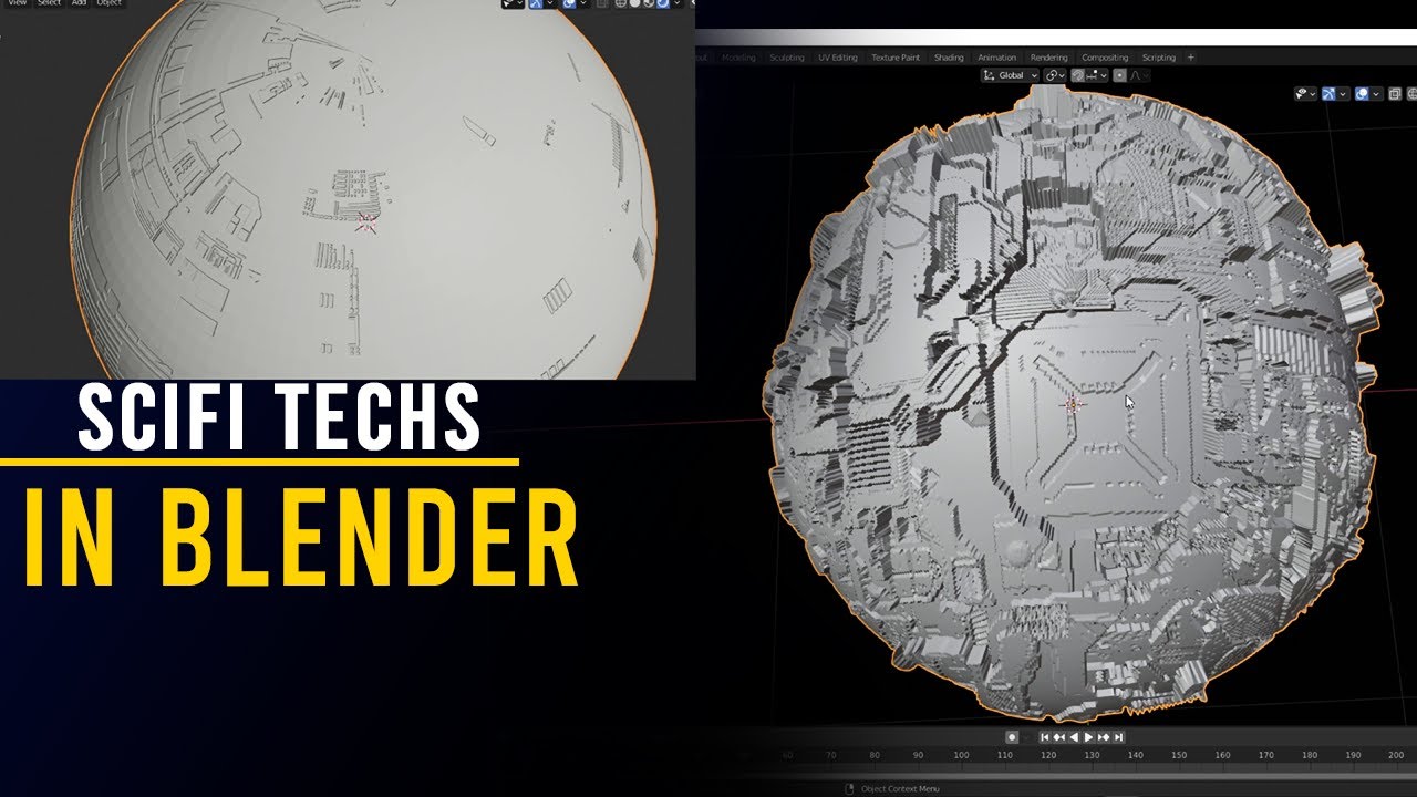 The Untold Secret of SCIFI TECH in Blender - Blender Tutorial - YouTube