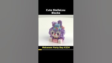 StellaLou Party Day K234 Mini Blocks Preview #lego #brick #miniblock #nanoblock #block