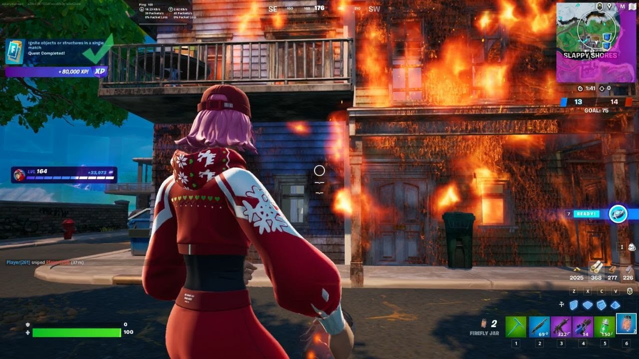 Ignite objects or structures in a single match