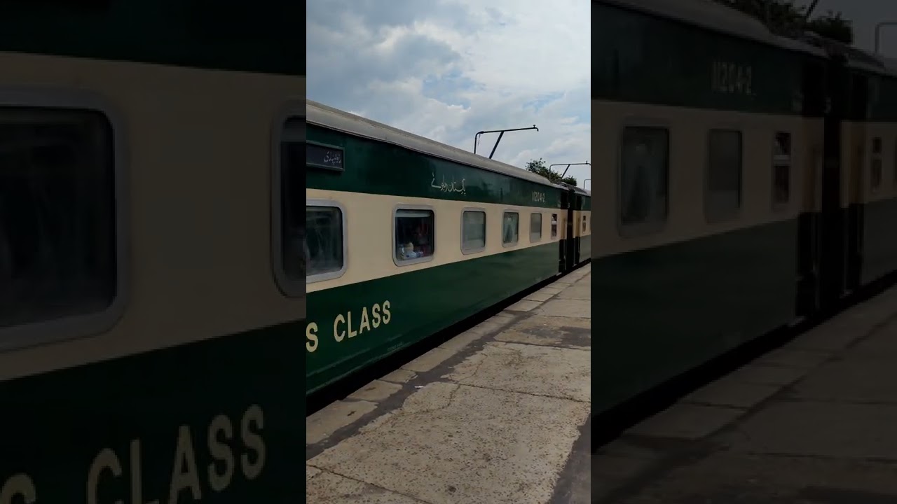 *Green Line Express* - Arrival at Samasatta Station - Pakistan Railways