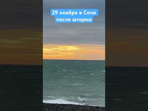 Видео: 29 ноября в Сочи / после шторма