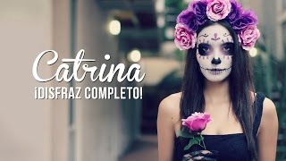 Catrina! Maquillaje y disfraz, fácil! - YouTube