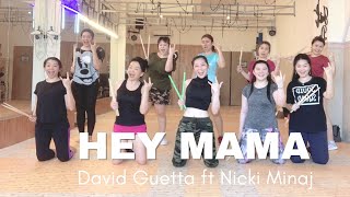 Hey Mama David Guetta ft. Nicki Minaj | Poundfit | Stick Drumming Workout | Dance Fitness With Linda