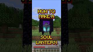 Minecraft: Soul Lantern | Nether Style Lighting | Recipe 221