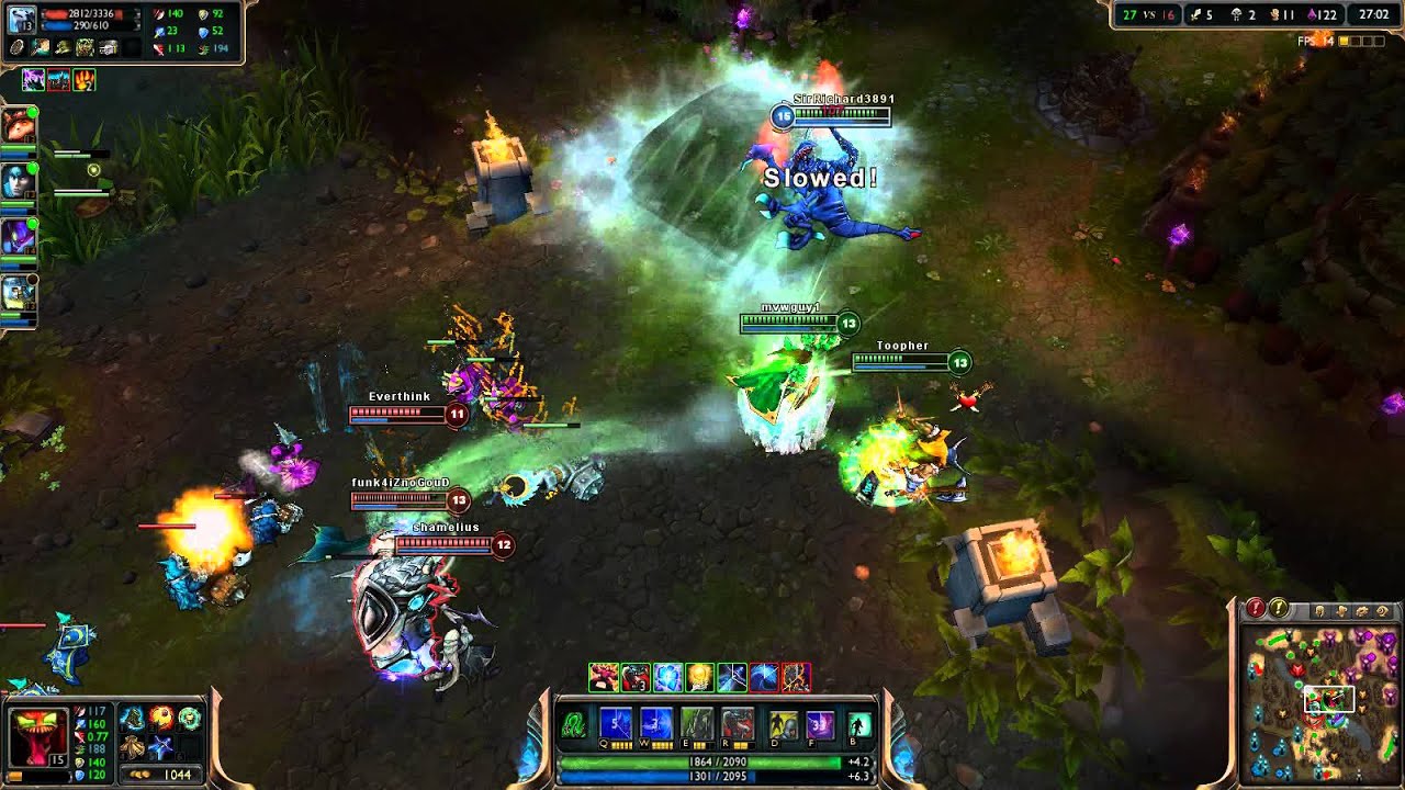 League of Legends - Nightmare Cho'Gath - Mid Lane Gameplay. With ...