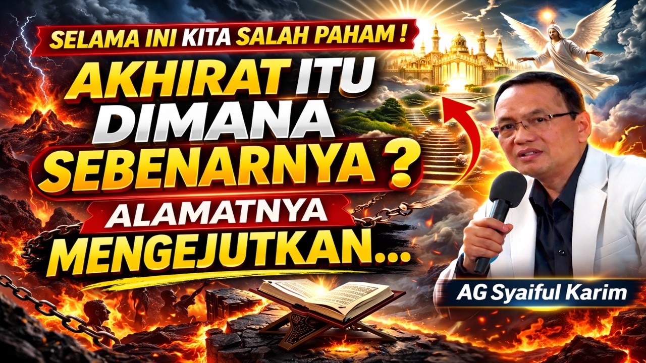 Dimana Negeri Akhirat Itu Sebenarnya⁉️AG Syaiful Karim