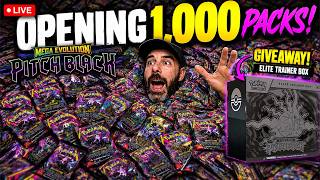 1000 Pack Pitch Black MSRP Stream (part 1) Online Store Openings