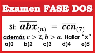 Sistema de Numeración (Examen Fase Dos)