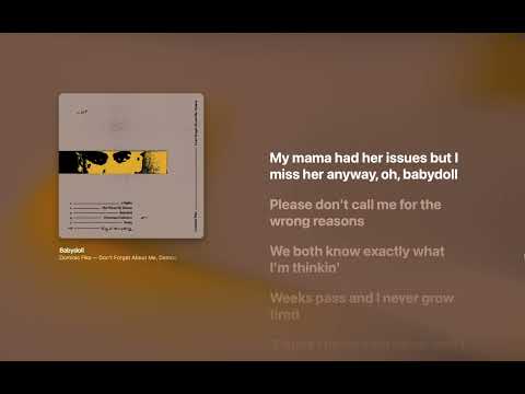 Dominic Fike - Babydoll (Lyrics)