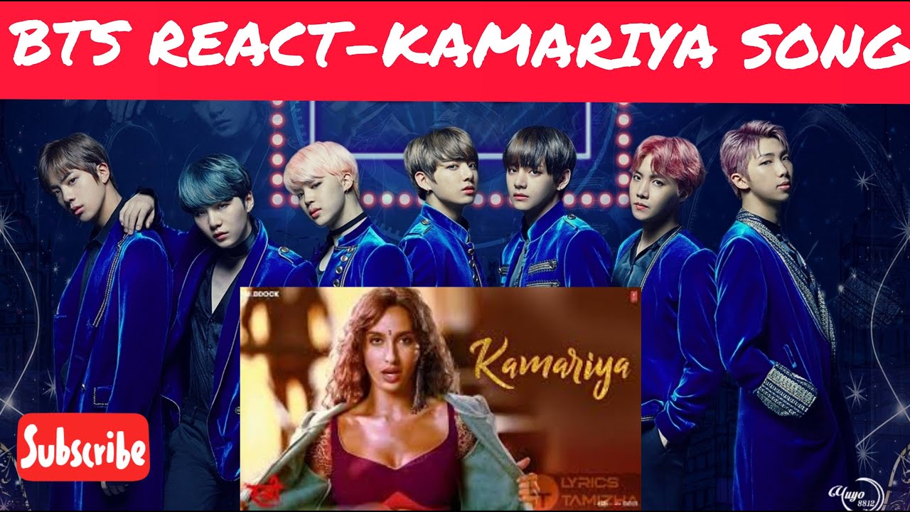BTS Reaction to Kamariya Song [Stree]  | nora fatehi,Rajkummar Rao|
