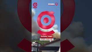 İstanbulda Korkutan Orman Yangını Yerleşim Yerlerine Yaklaşmaya Başladı Resimi