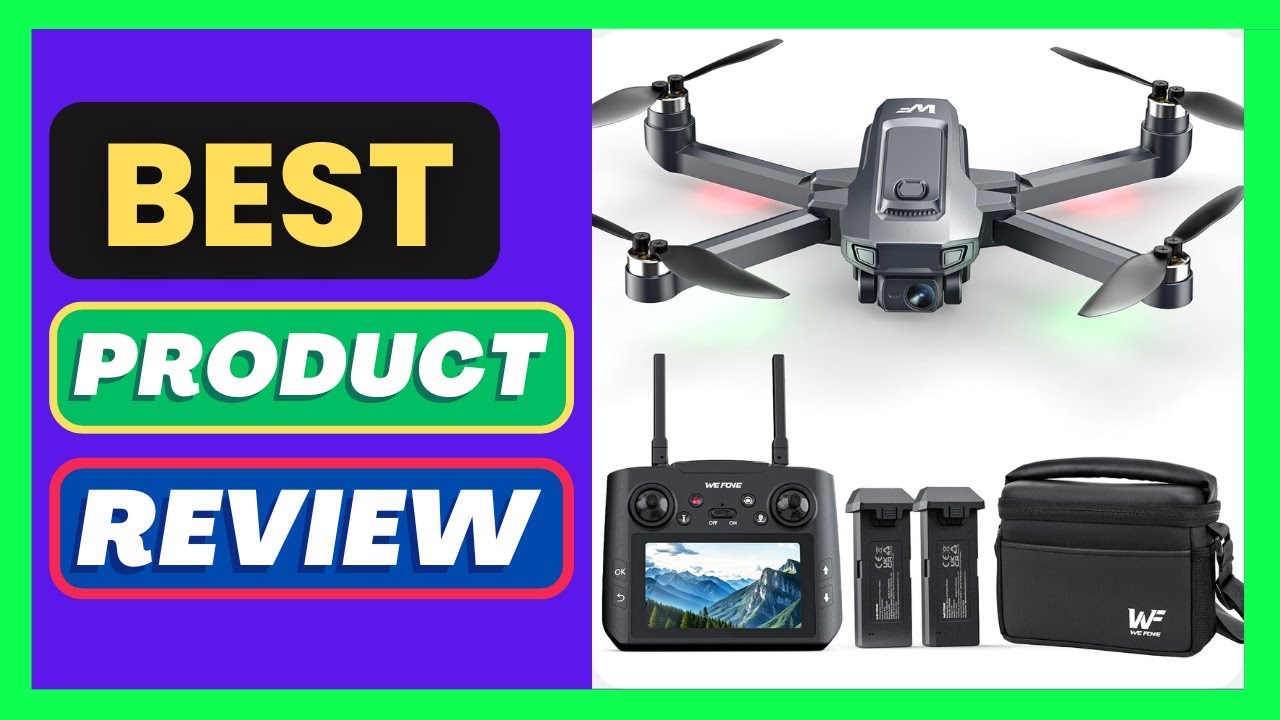 WeFone Drones with Camera for Adults 4K, WF33 GPS Foldable FPV