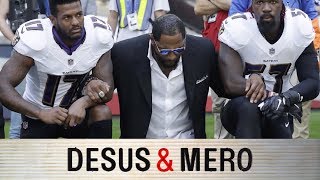 Ray Lewis Explains Taking Two Knees