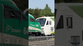 Rare 24 Car Go Train Through Mimico With A Broken Consist