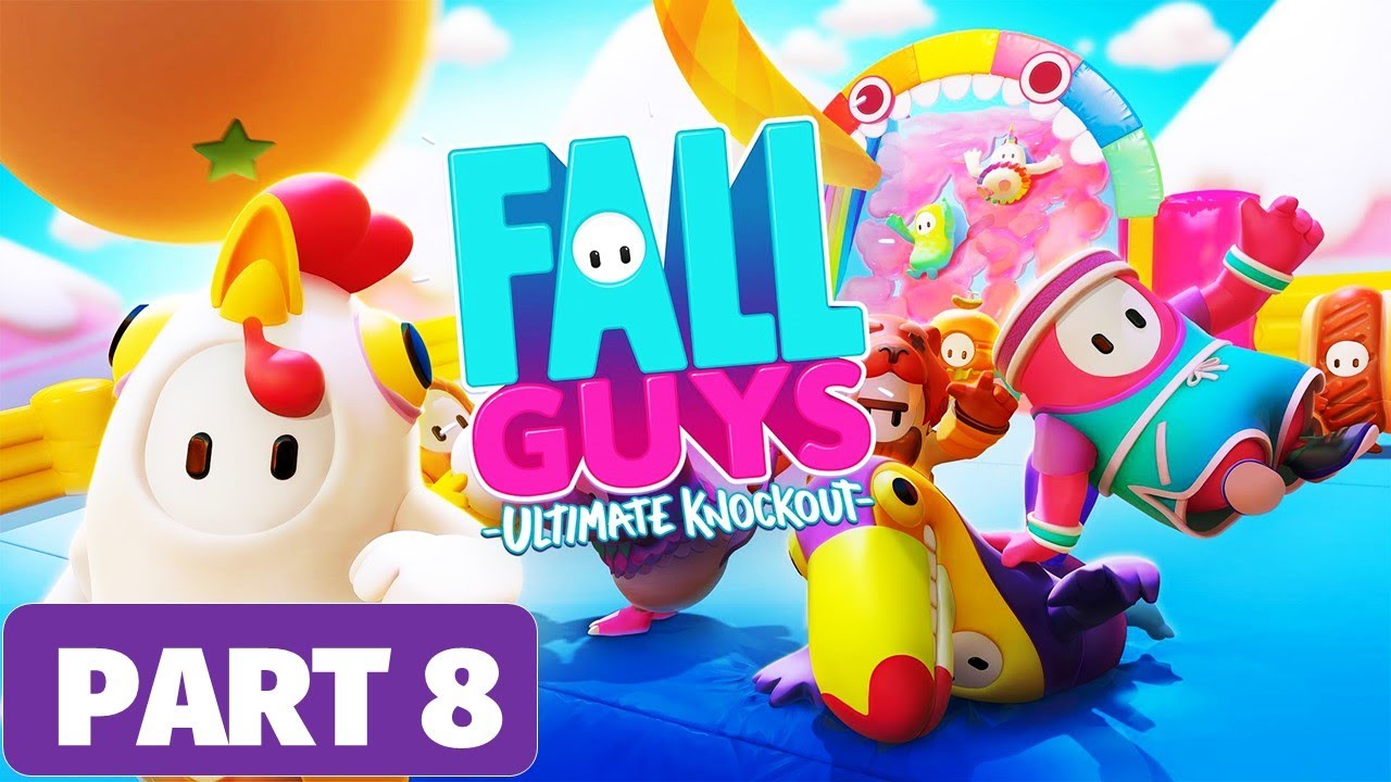 FALL GUYS - Playthrough No Commentary - Part 8 [PS4 PRO] PS PLUS Free Game