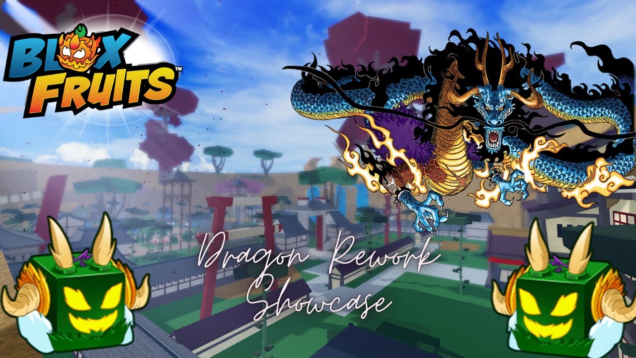 Blox Fruits Dragon Rework UPDATE! Dragon East and West Showcase! + Dragon Talon  (Roblox)
