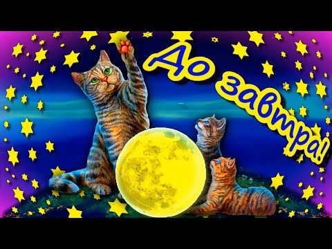 Спокойной ночи! Завтра будет новый день! Музыкальная открытка.