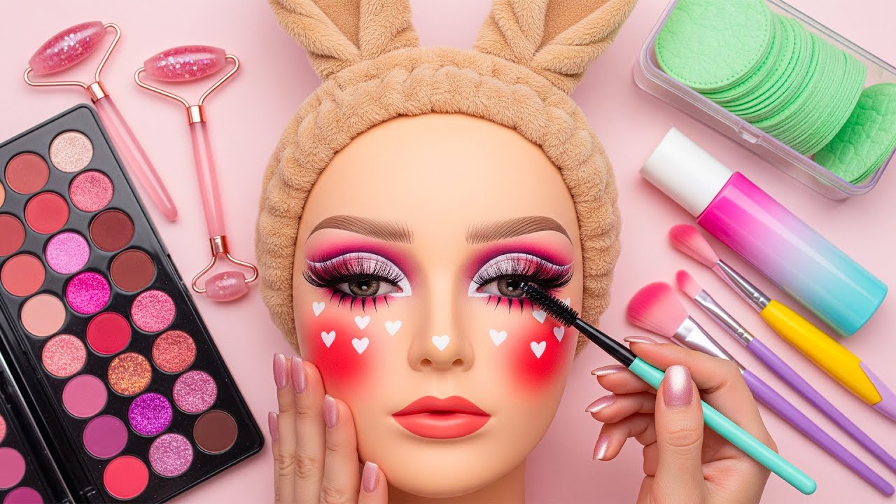 ASMR 🤍 No Talking First person Makeup On Mannenquin