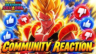 The Community reacts to the NEW Gekishin update!! (Dragon Ball Gekishin Squadra)