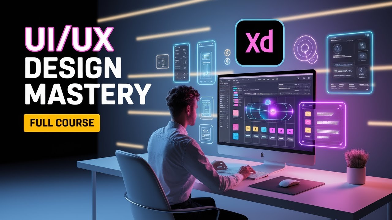 UX/UI Design Mastery with Adobe XD (Full Course) - YouTube