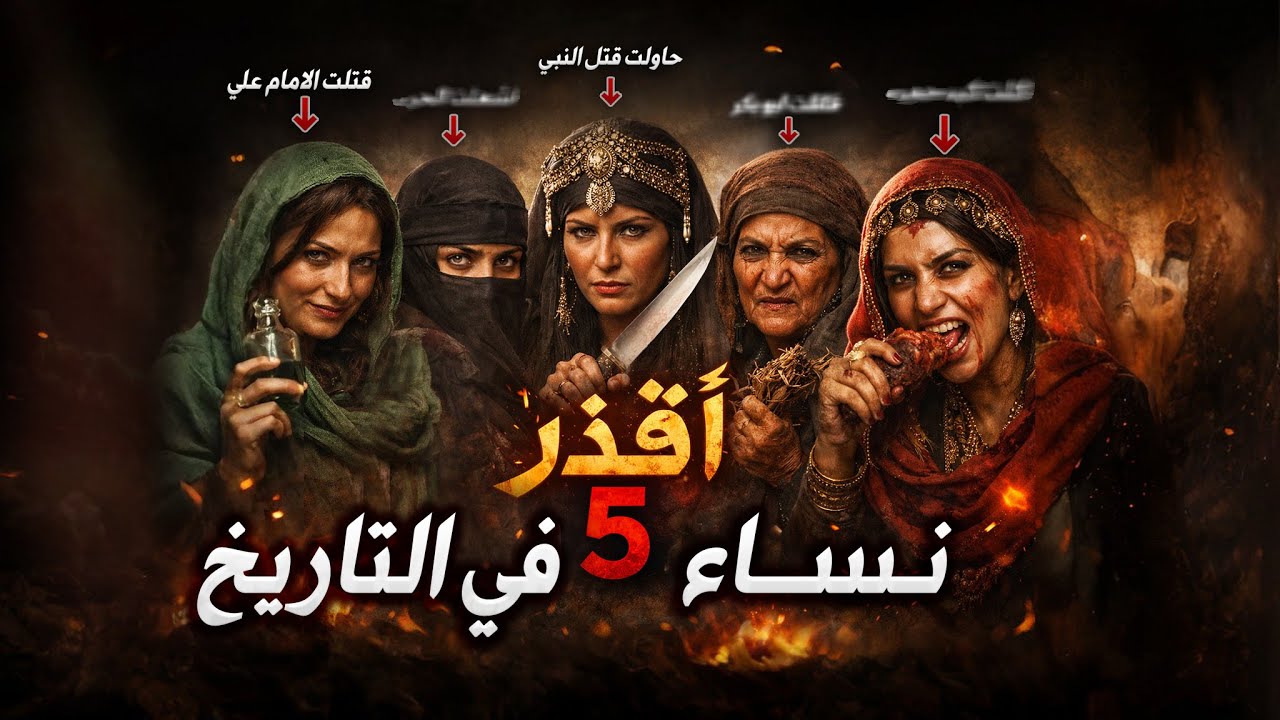 أقذر 5 نساء في التاريخ | خمسة قصص صادمة لم تُحكَ من قبل