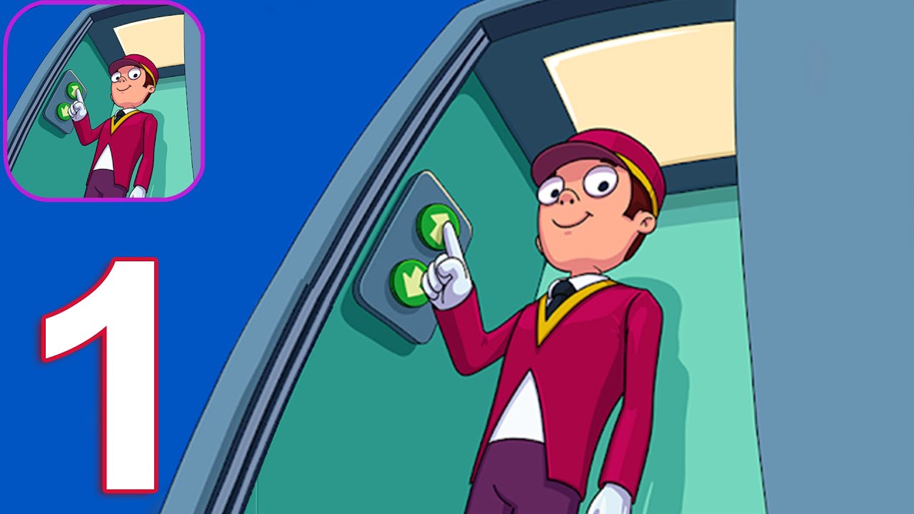 Hotel Elevator Fun Simulator Concierge Gameplay Walkthrough Part 1 (IOS/Android)